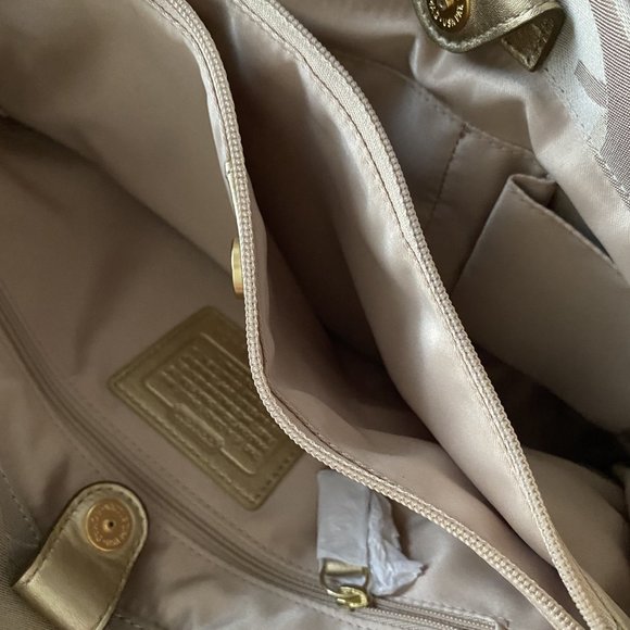 Brand New Gold Coach Purse with Tags! - Picture 3 of 12